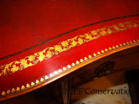 Sheraton Kidney Leather-Topped Desk